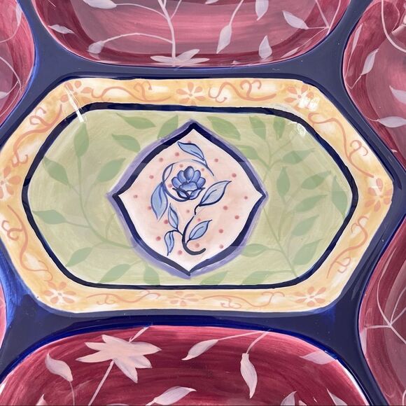 Danna Cullen Hand Painted  Serving Tray - Picture 2 of 3